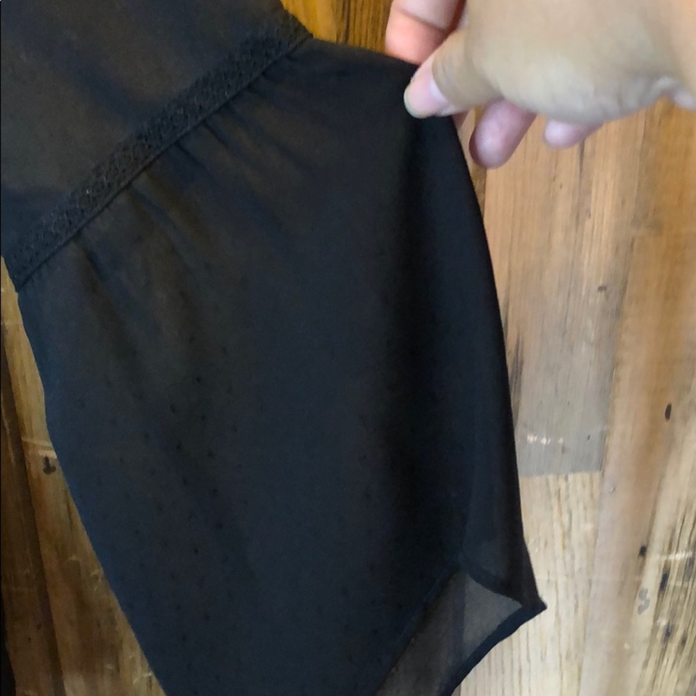 Zara Basic Flowy Cold Shoulder Blouse - image 4